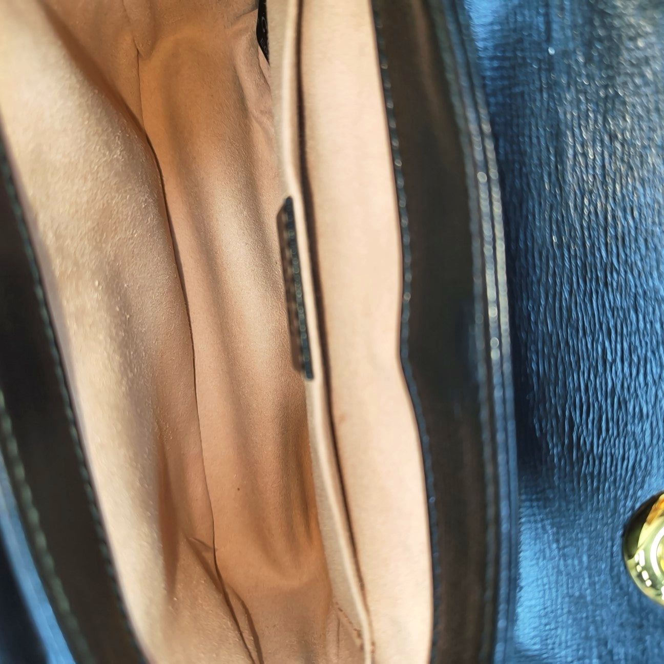 Calfskin Shoulder Bag Small Black