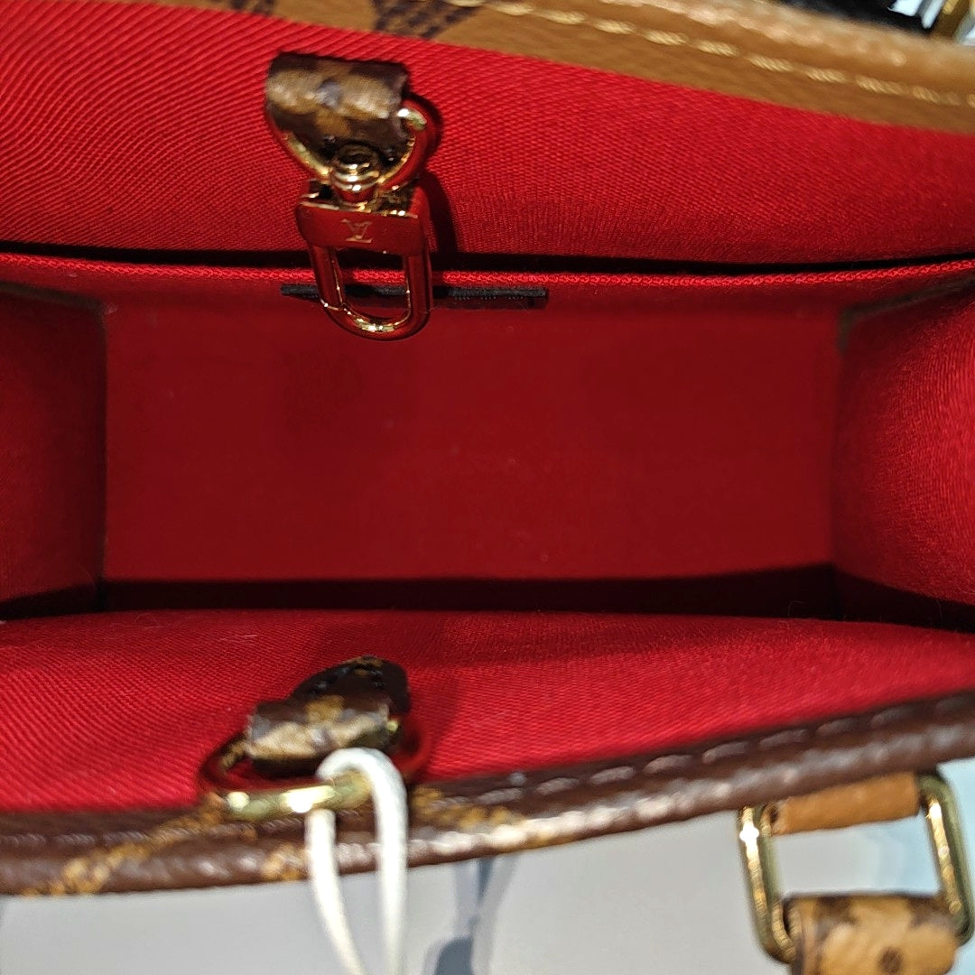 ONTHEGO BB Monogram Coated Canvas Brown
