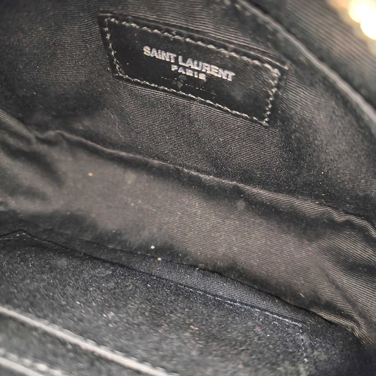 LOU Chevron Calfskin Black