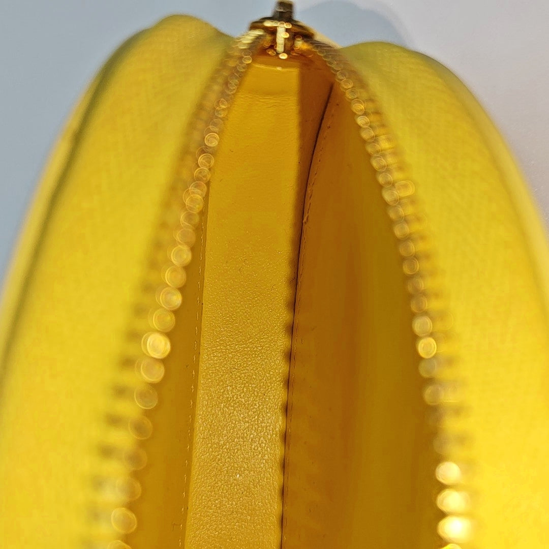 TRIOMPHE Mini Calfskin Yellow