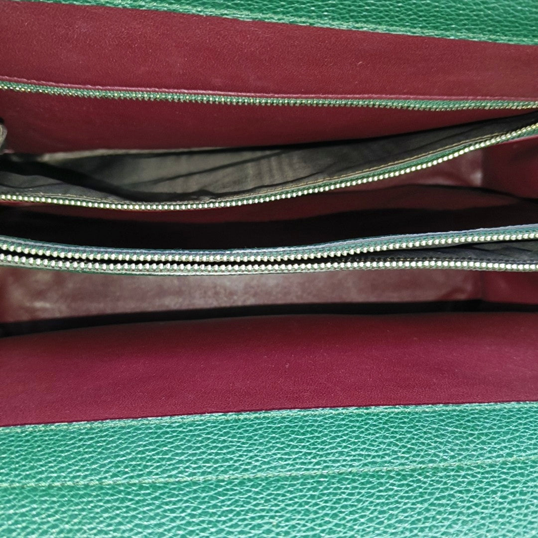 Zumi Medium Calfskin Green