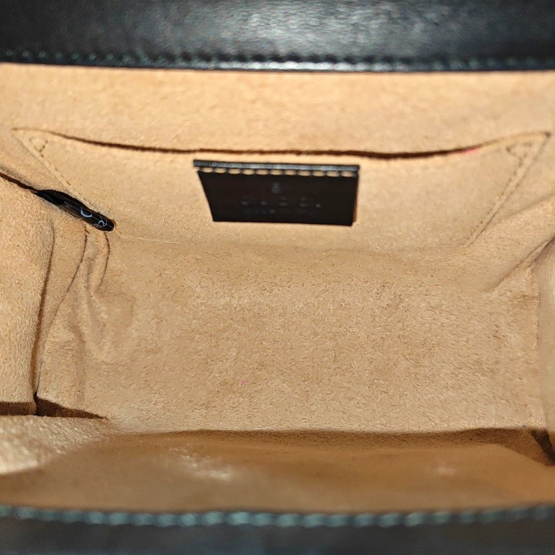 Padlock Small Monogram Coated Canvas Beige
