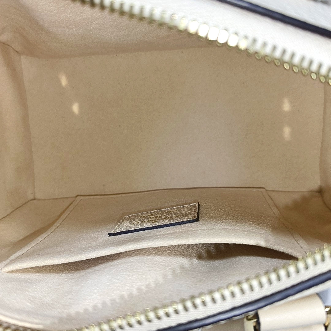 SPEEDY 20 Monogram Calfskin Beige
