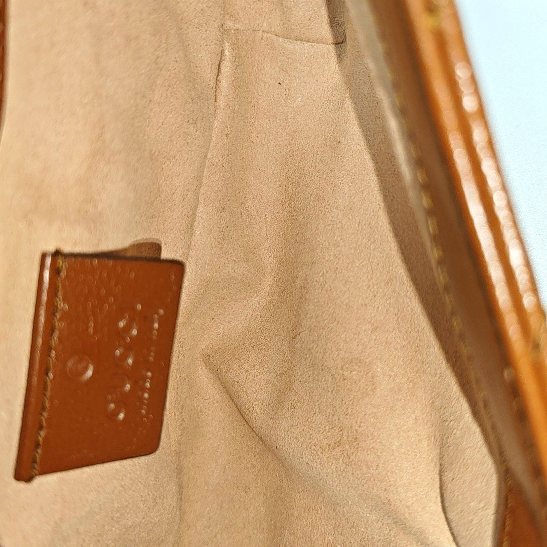 GG Marmont Mini Quilted Calfskin Brown