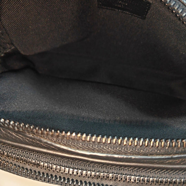 ALPHA Mini Monogram Calfskin Black