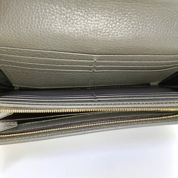 Calfskin Wallet Gray