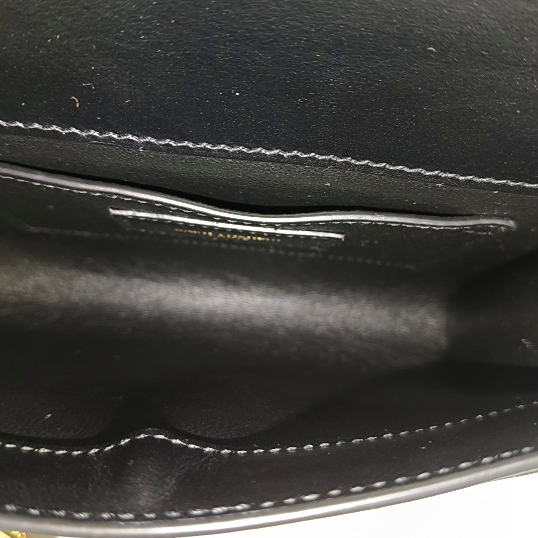 MANHATTAN Mini Calfskin Black