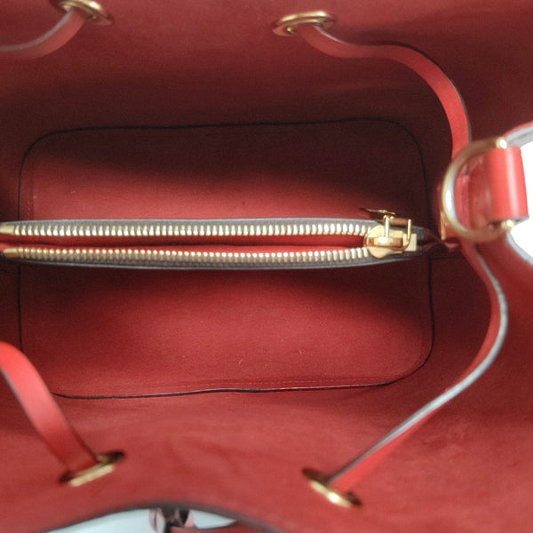 NÉONOÉ MM Monogram Coated Canvas Brown