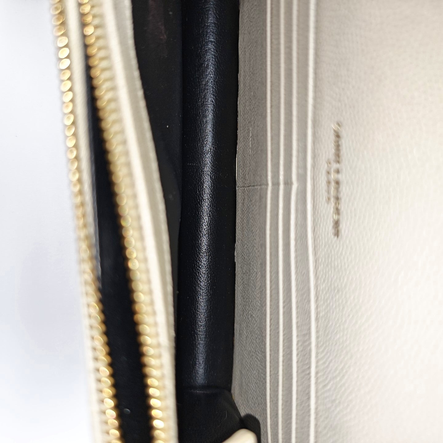 MONOGRAM WOC Chevron Calfskin White