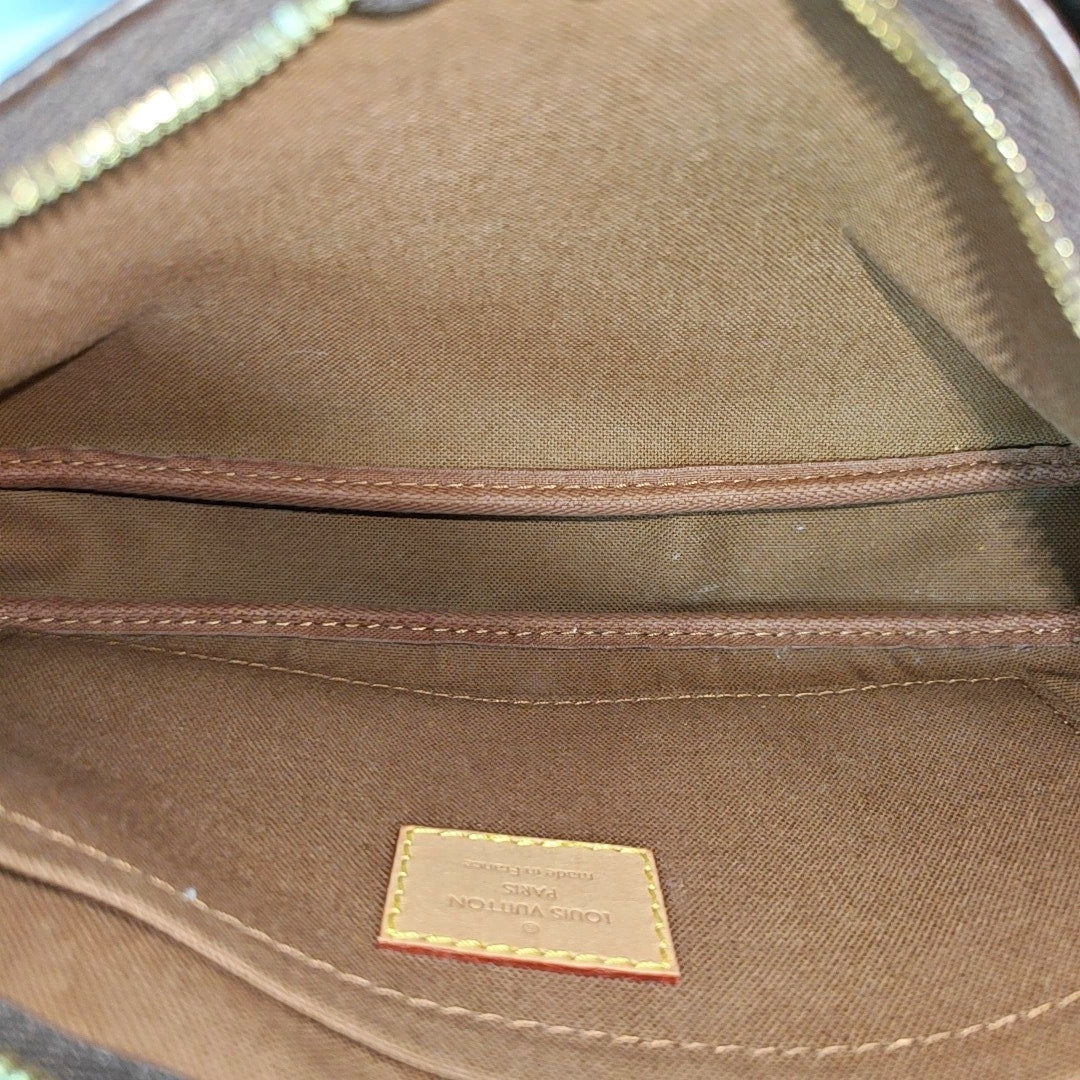 MULTI Monogram Coated Canvas Brown