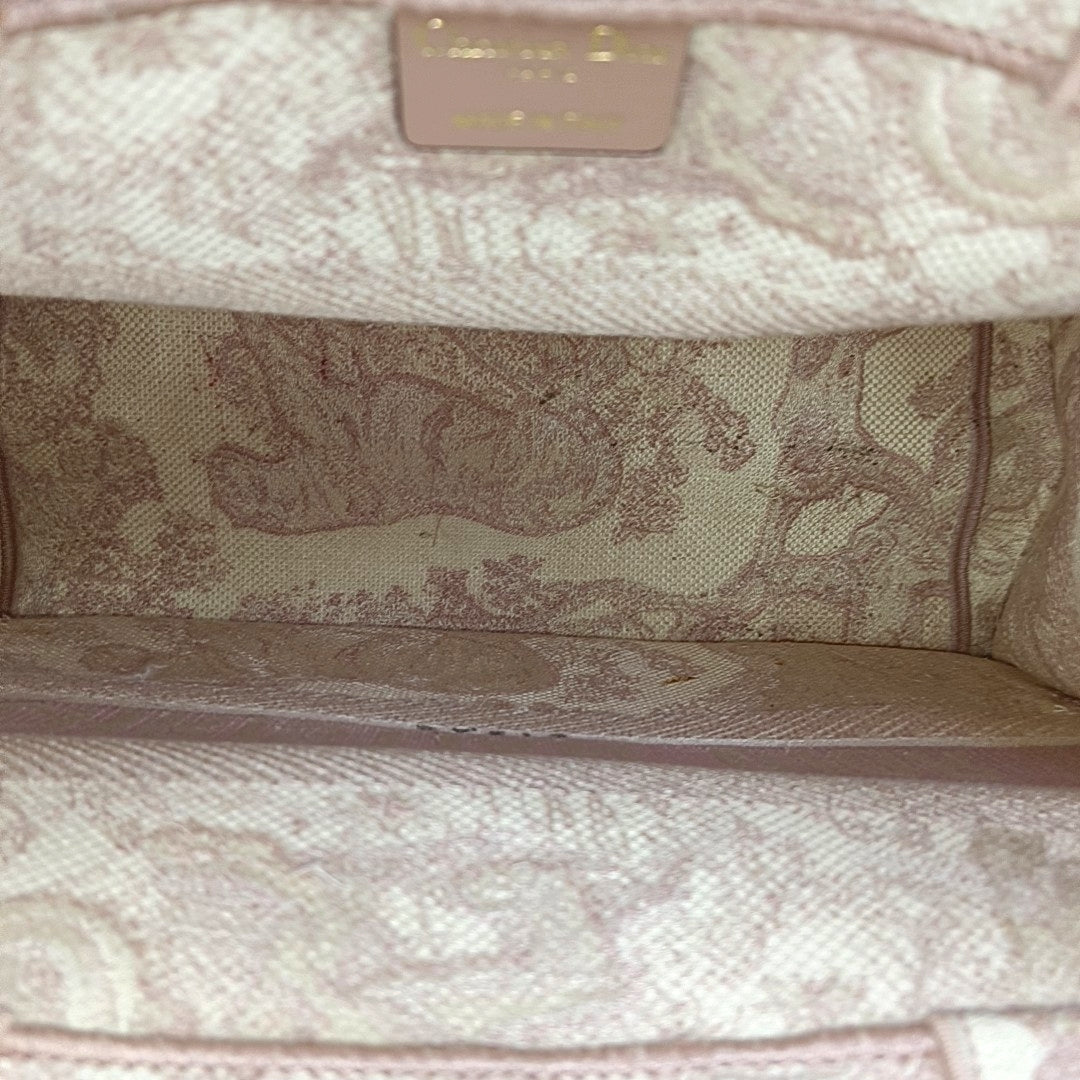 Book Tote Medium Canvas Pink