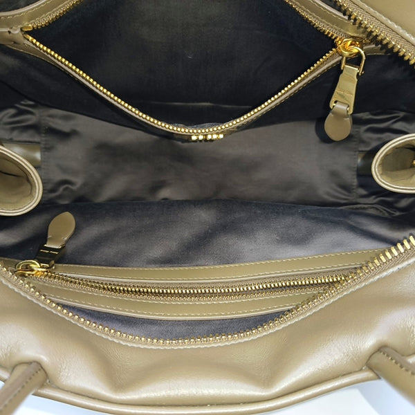 Beau Large Calfskin Gray