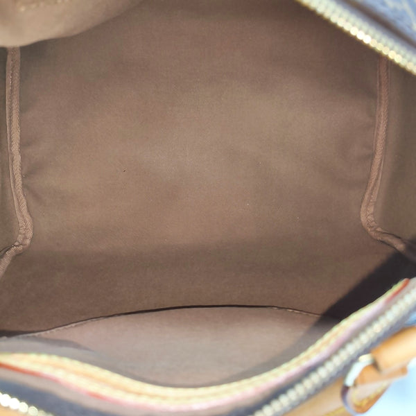 SPEEDY 30 Monogram Coated Canvas Brown