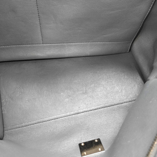 TRAPEZE Medium Calfskin Blue
