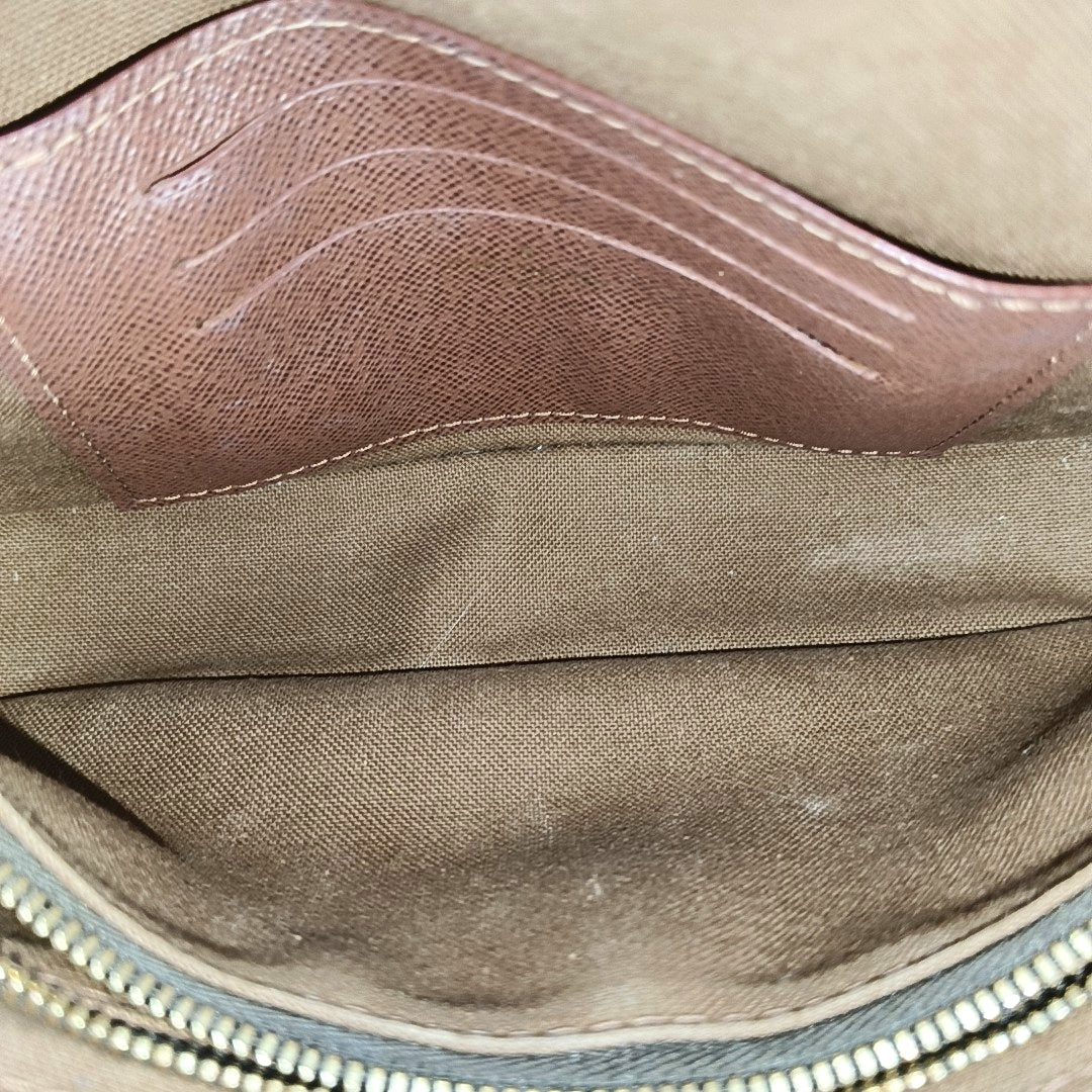 IVY Monogram Coated Canvas Brown