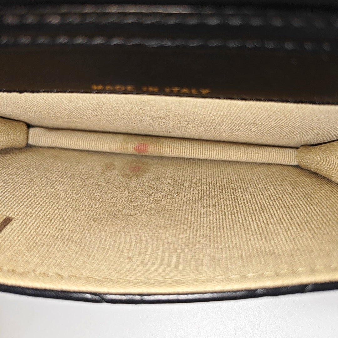 Quilted Lambskin Shoulder Bag Black