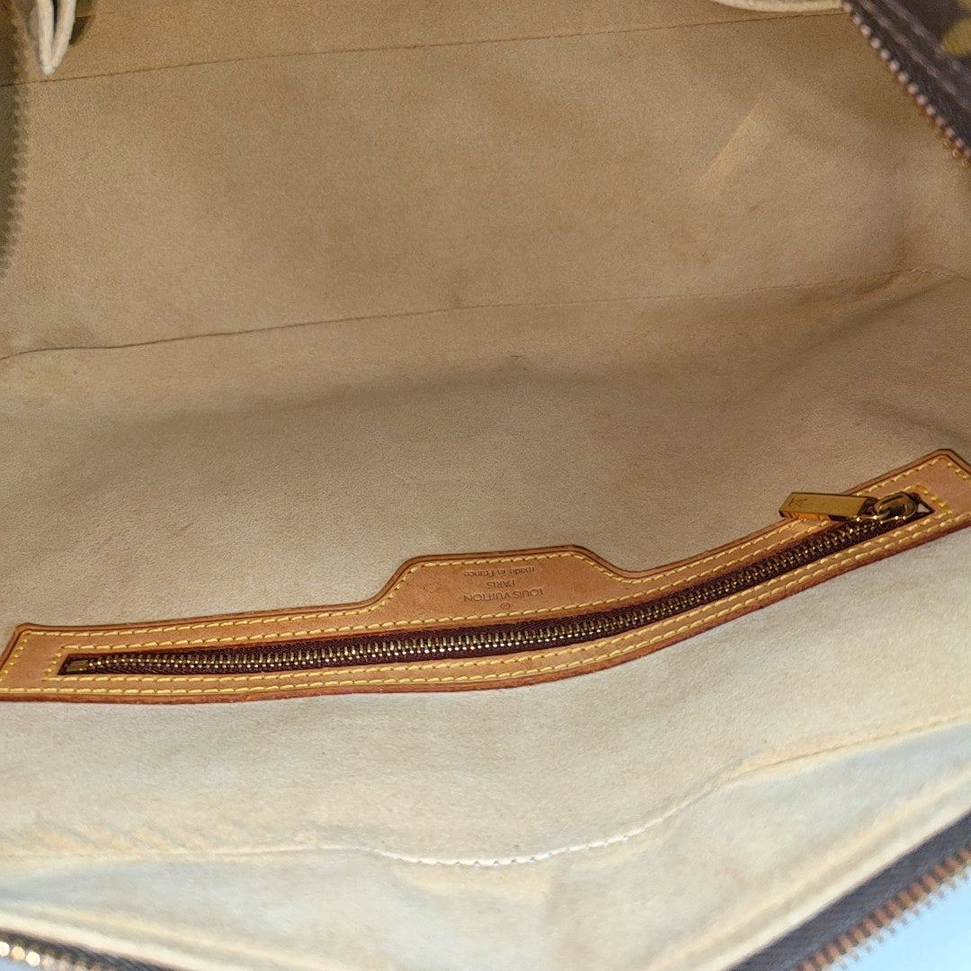 CITE GM Monogram Coated Canvas Brown