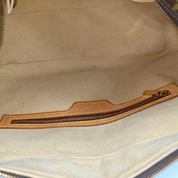 CITE GM Monogram Coated Canvas Brown