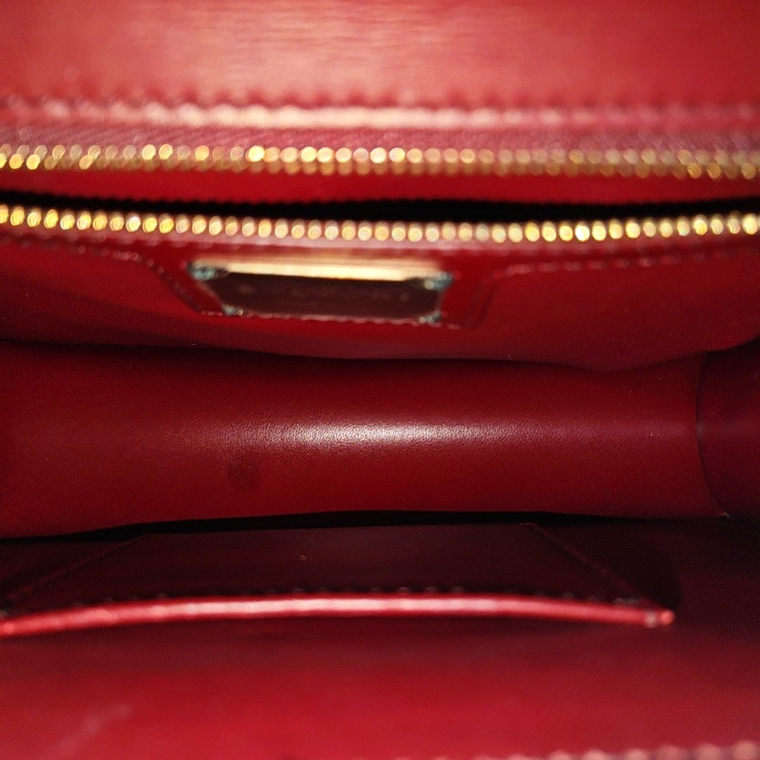 SERPENTI DIAMOND BLAST Small Quilted Calfskin Red
