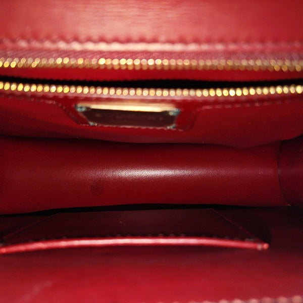 SERPENTI DIAMOND BLAST Small Quilted Calfskin Red