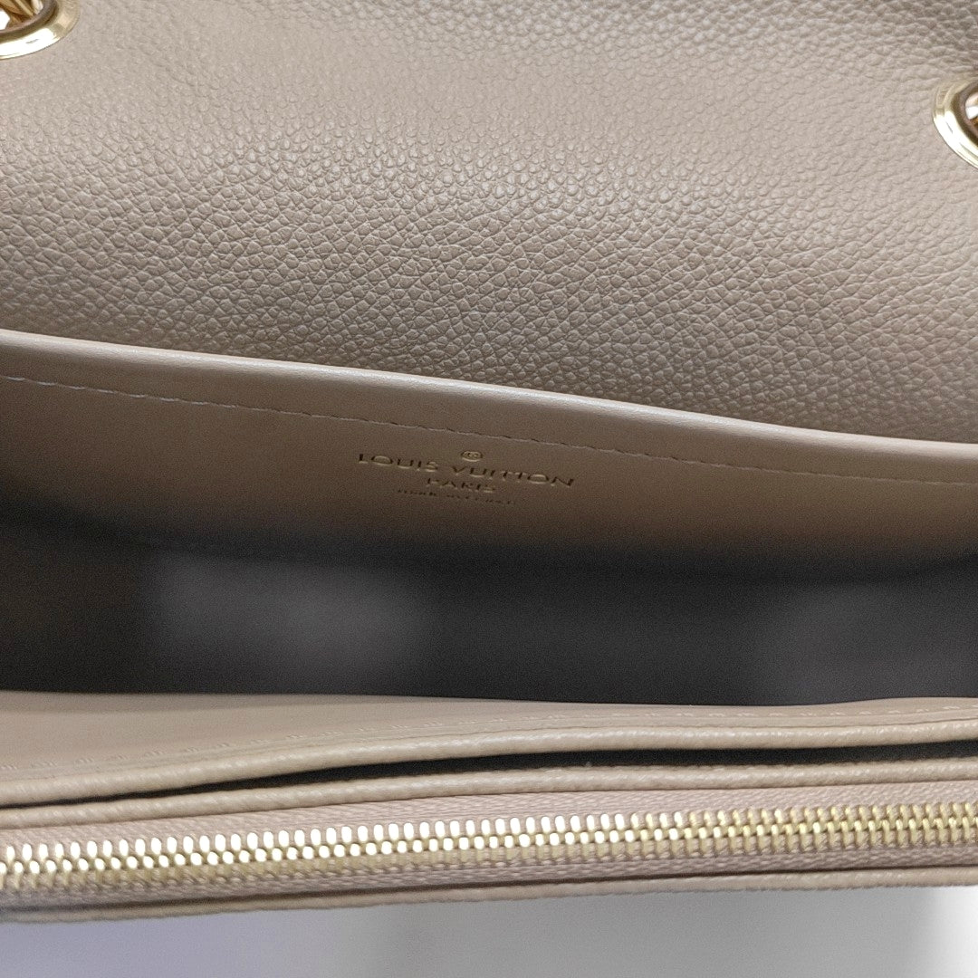 MARCEAU Monogram Calfskin Gray