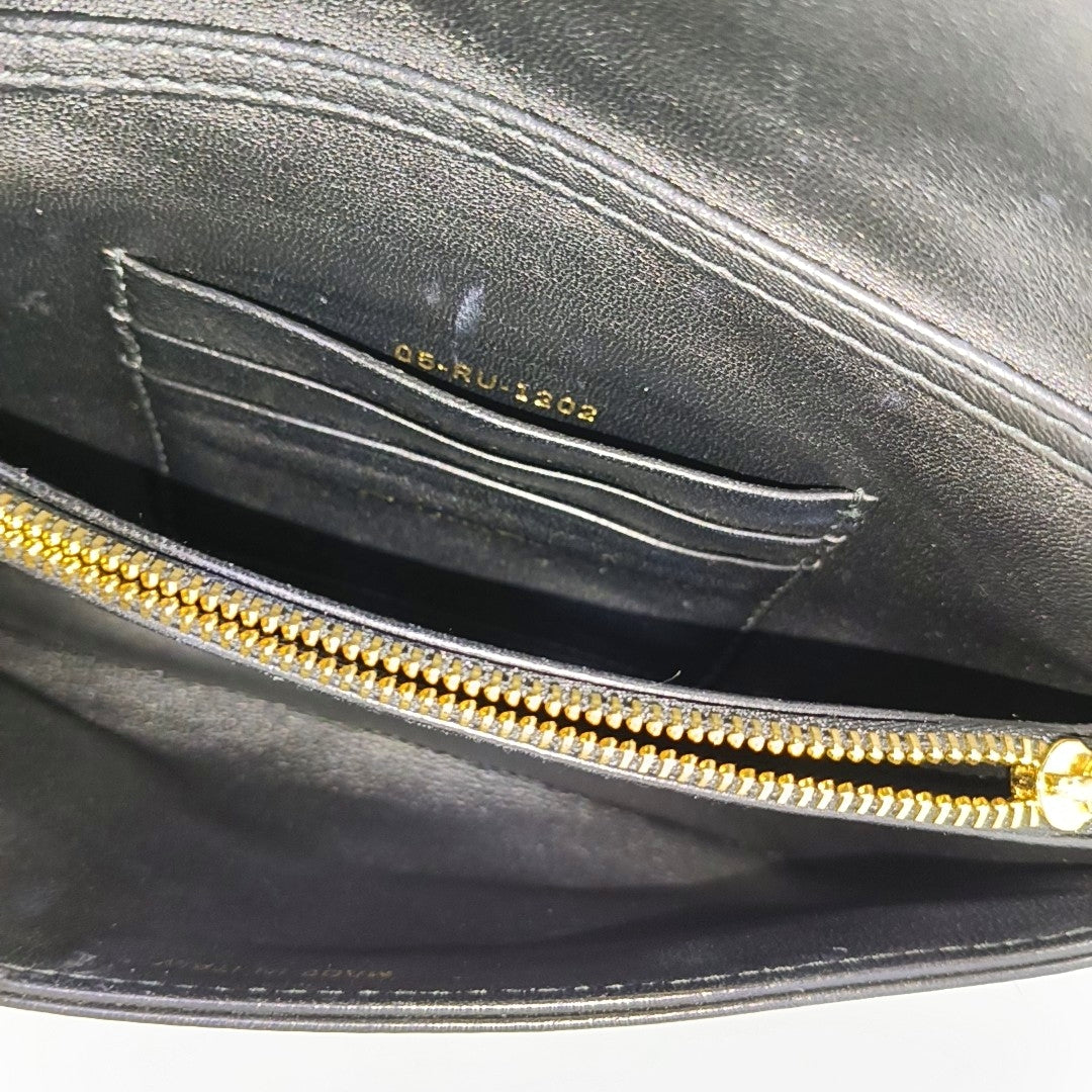 Dior Caro Small Cannage Calfskin Black