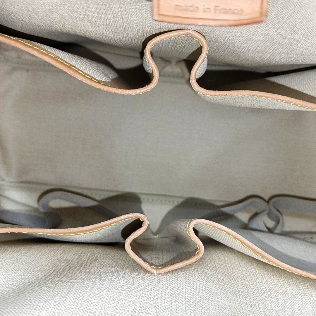DEAUVILLE MM Monogram Coated Canvas Brown