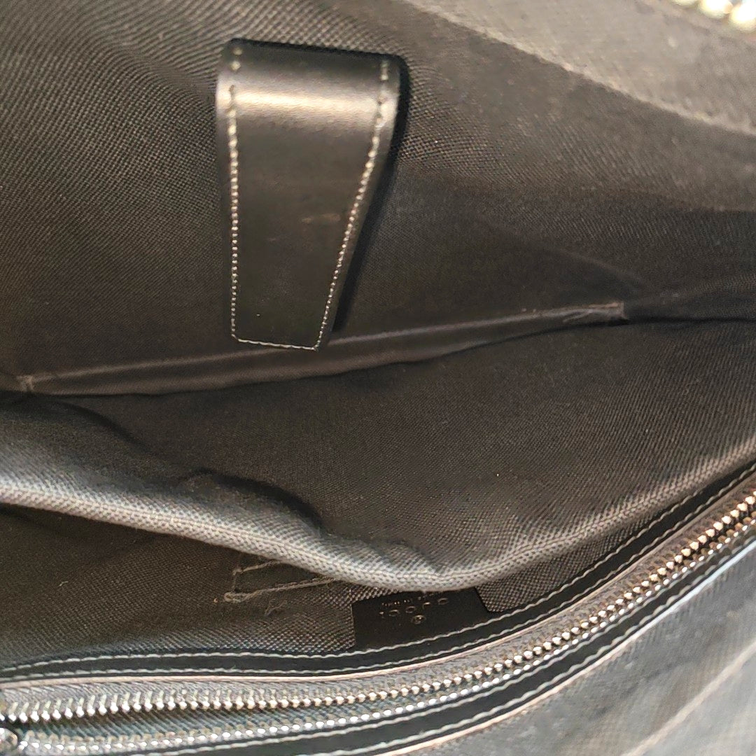 GG Imprime Monogram Coated Canvas Black