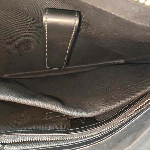 GG Imprime Monogram Coated Canvas Black