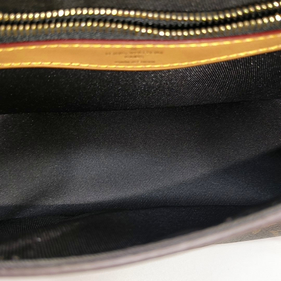 DIANE Monogram Coated Canvas Brown