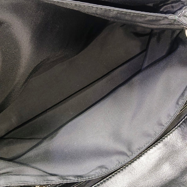 New Lock Cannage Calfskin Black