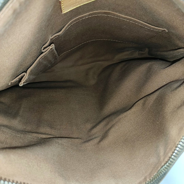 ODEON Monogram Coated Canvas Brown