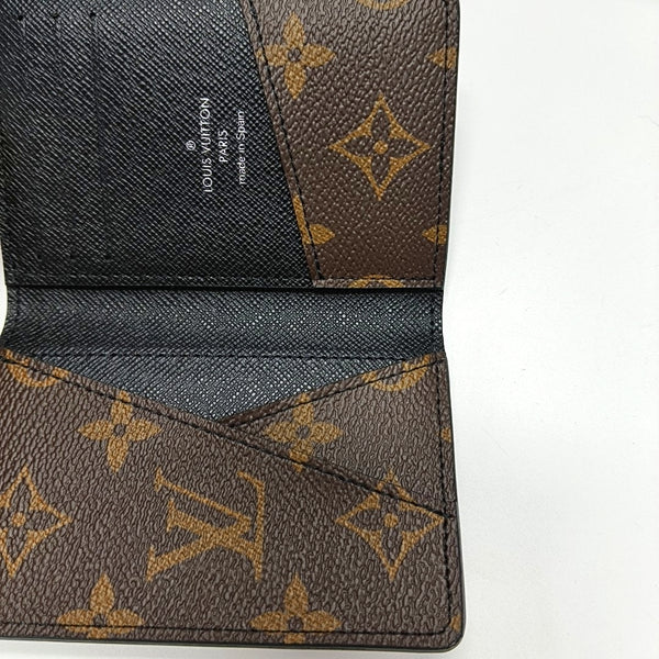 Monogram Coated Canvas Card Holder Mini Brown