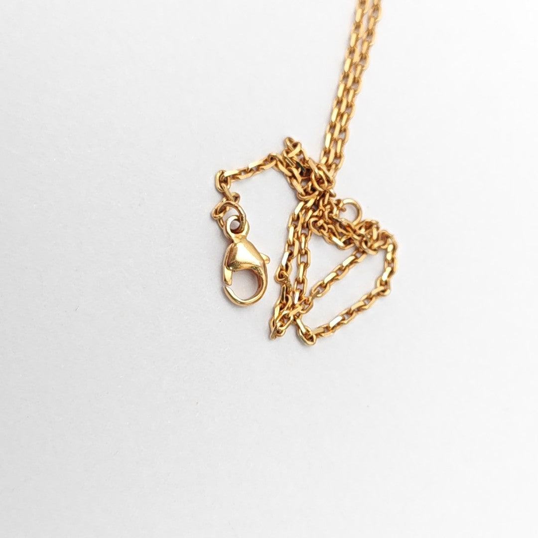 Pop H Metal Rose Gold Necklace
