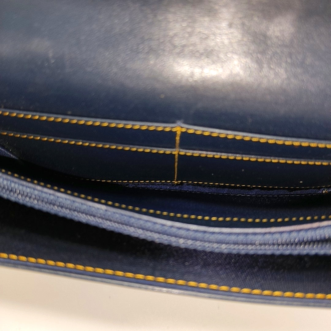 Oblique Canvas Wallet Blue