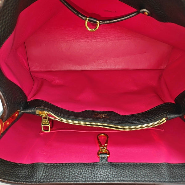 CAPUCINES GM Calfskin Black