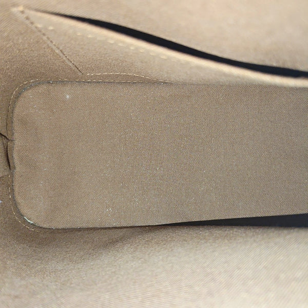 ALMA BB Monogram Coated Canvas Brown