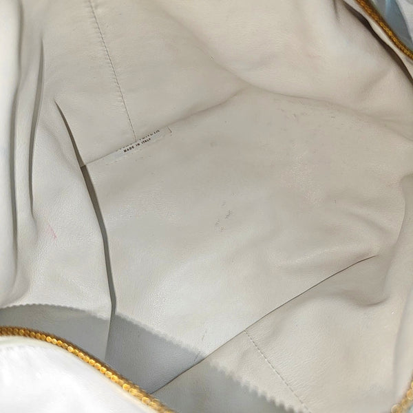 Authenticated pre-owned  Jodie Calfskin White - Top Handle Bag at Looply