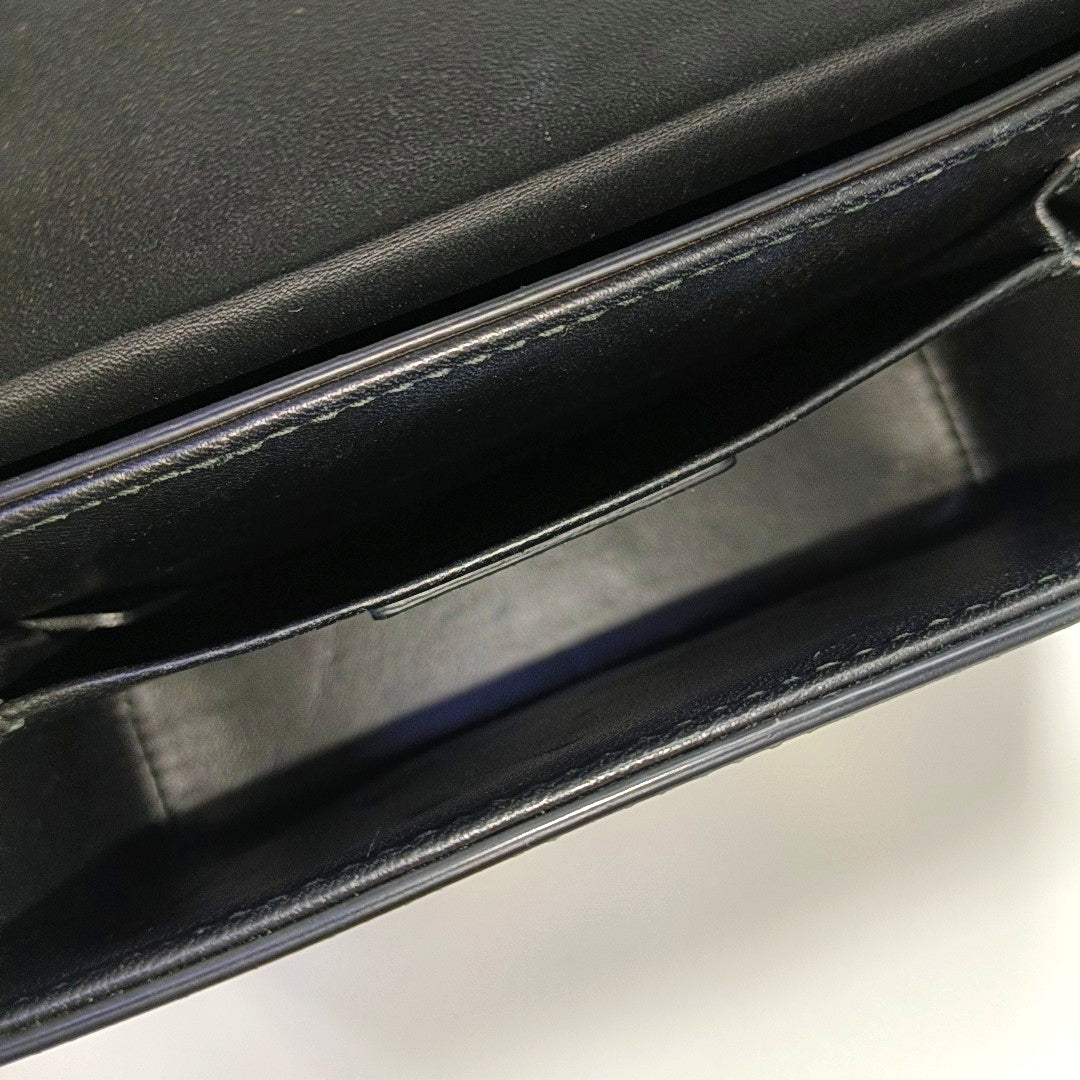 30 Montaigne Mini Calfskin Black