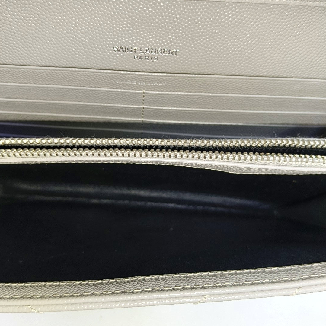 MONOGRAM Medium Chevron Calfskin Gray