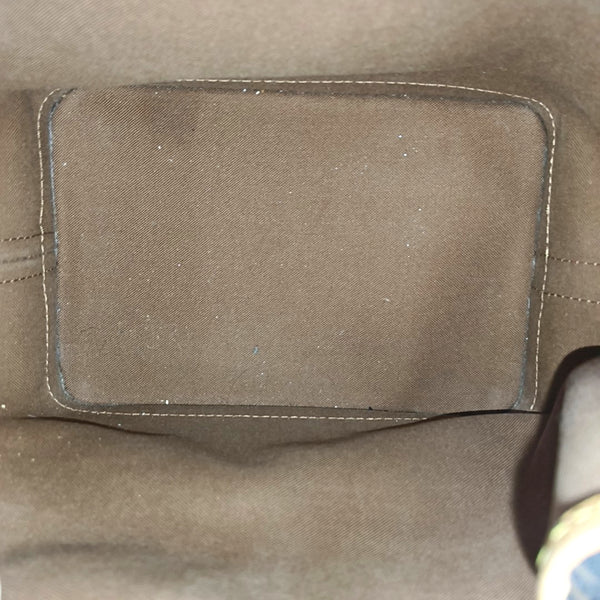 NOÉ BB Monogram Coated Canvas Brown