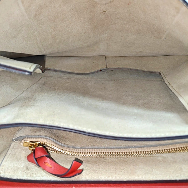 Faye Medium Patent Leather Red