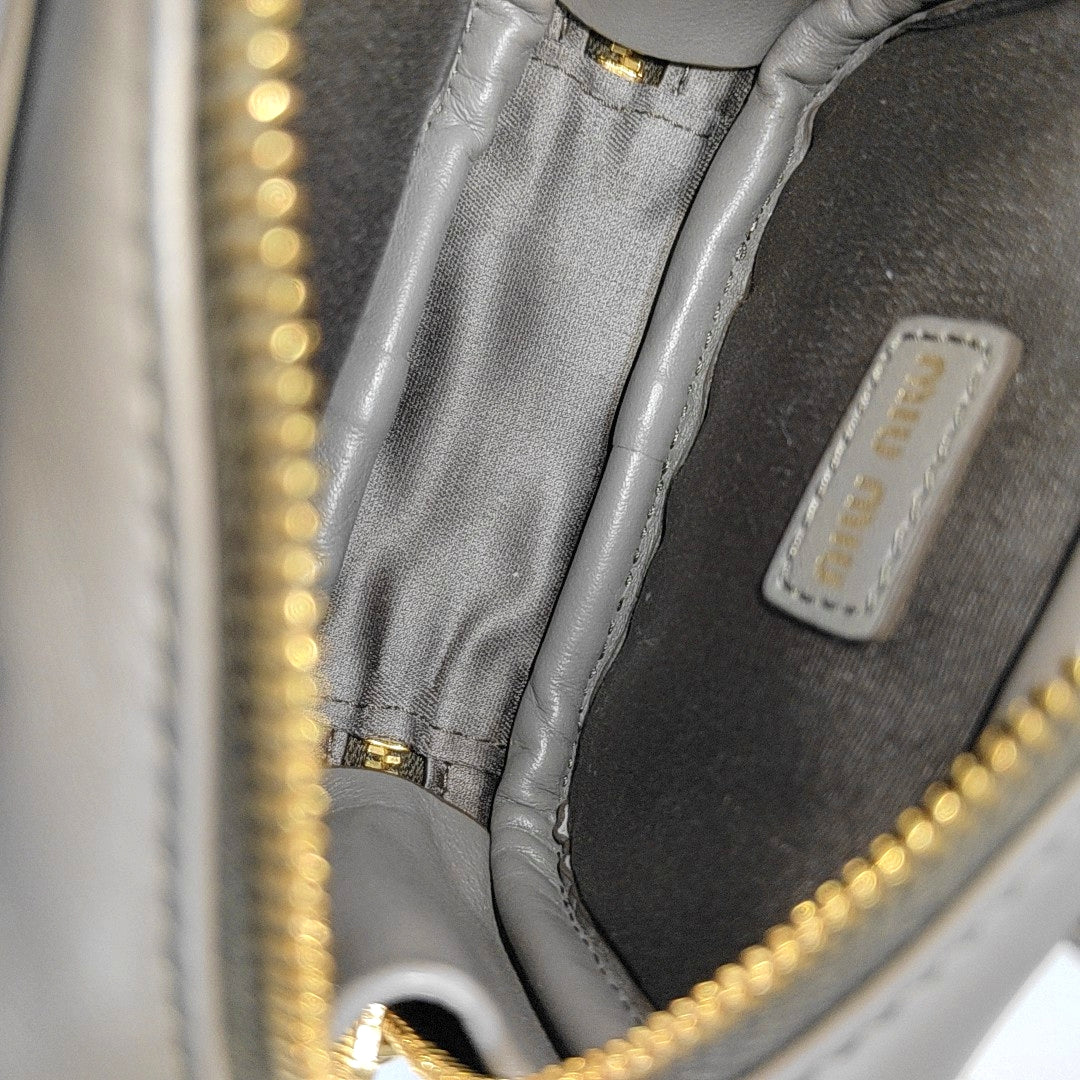 Beau Mini Calfskin Gray