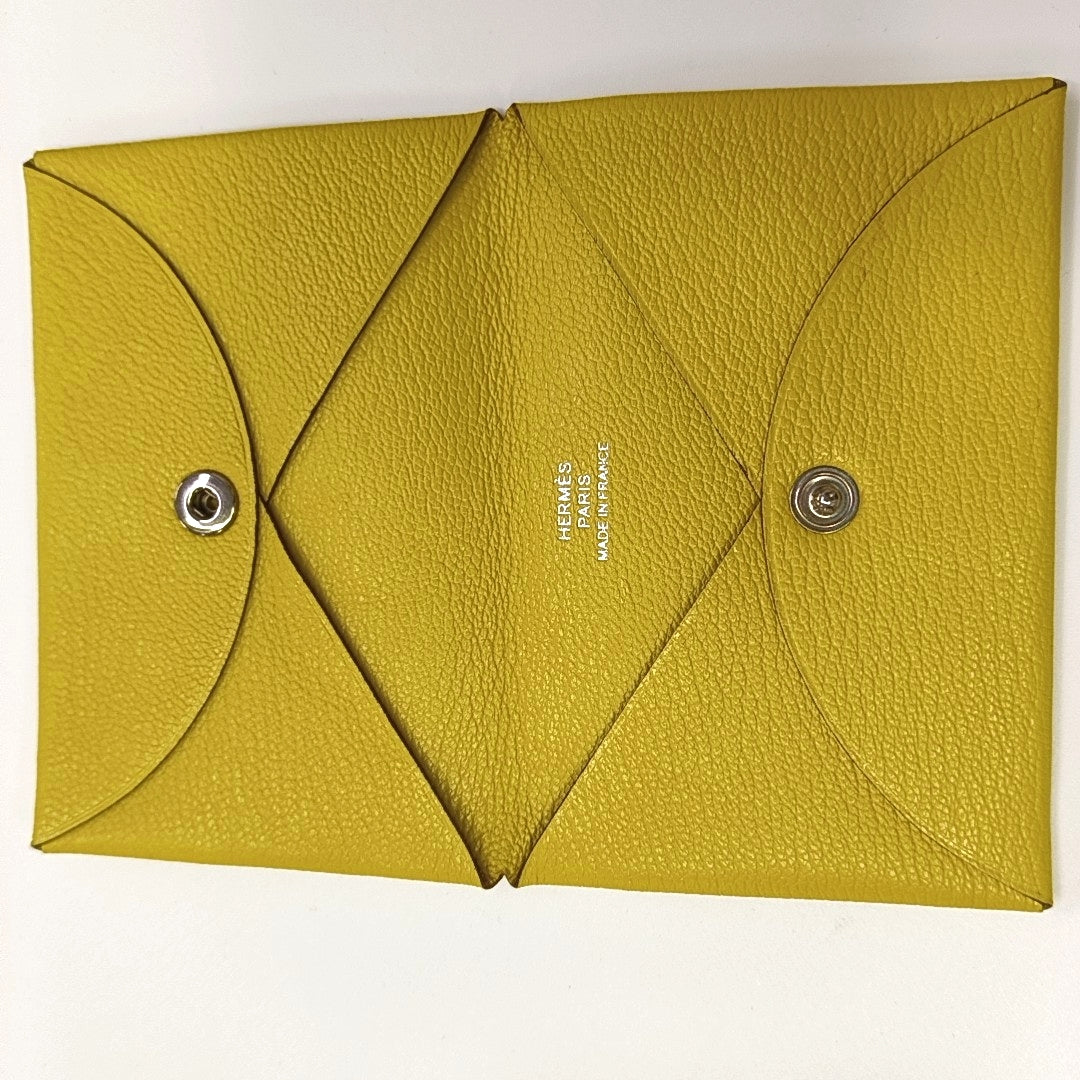 Calvi Chèvre Mysore Yellow Card Holder