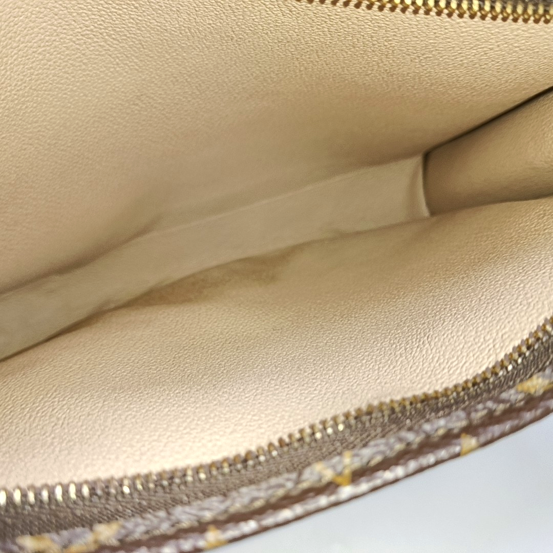 TOILET POCKET 26 Monogram Coated Canvas Brown