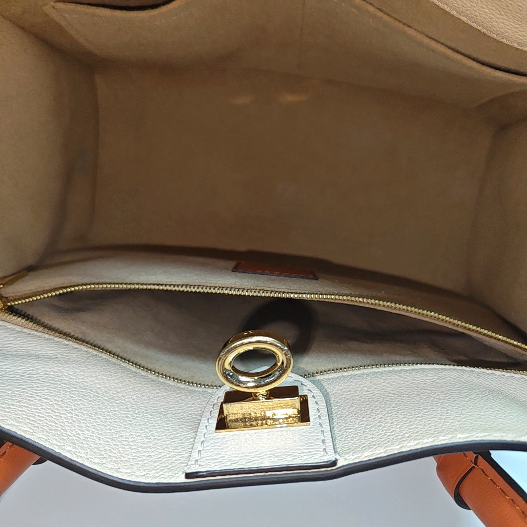 ON MY SIDE MM Monogram Calfskin Gray