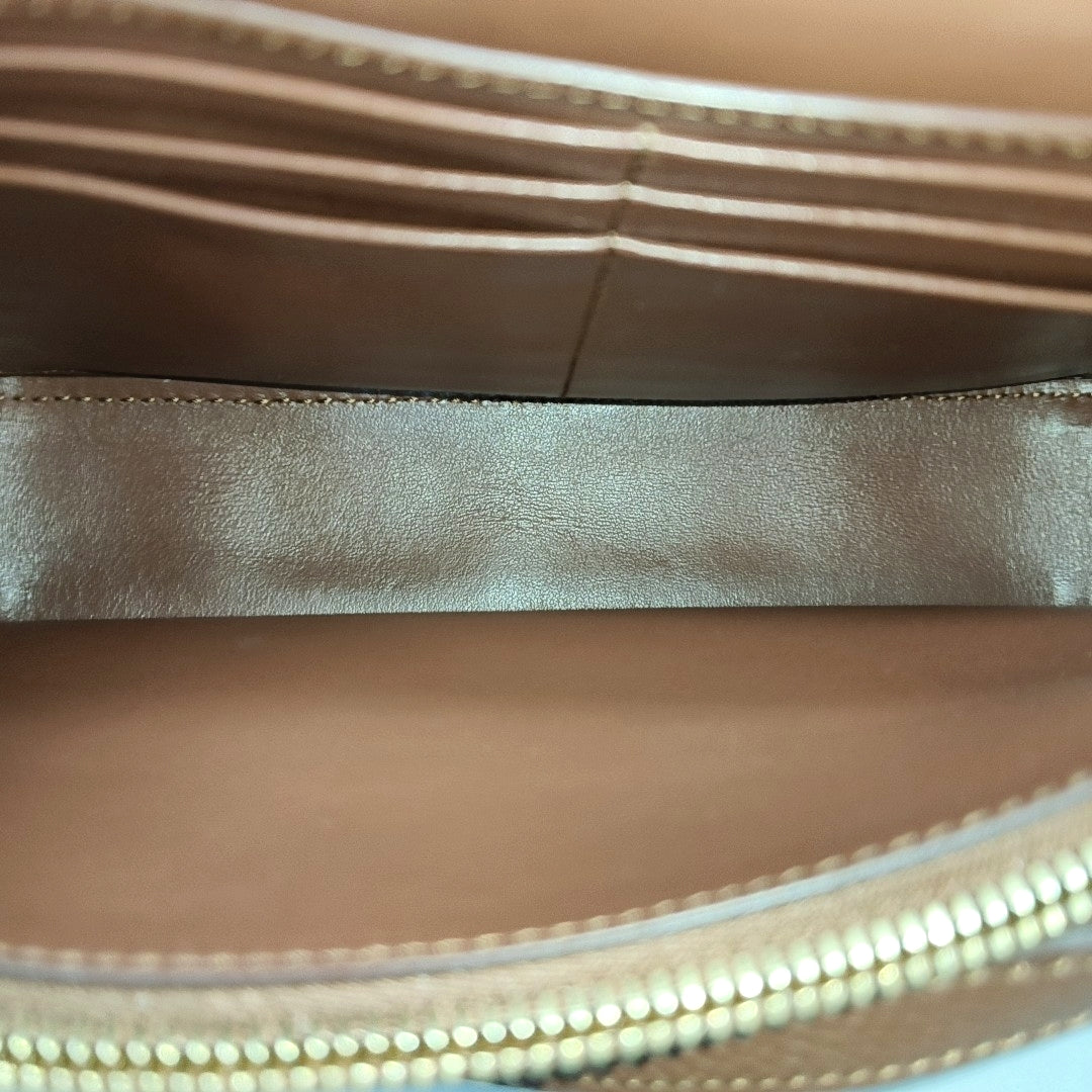 Penny Small Calfskin Brown