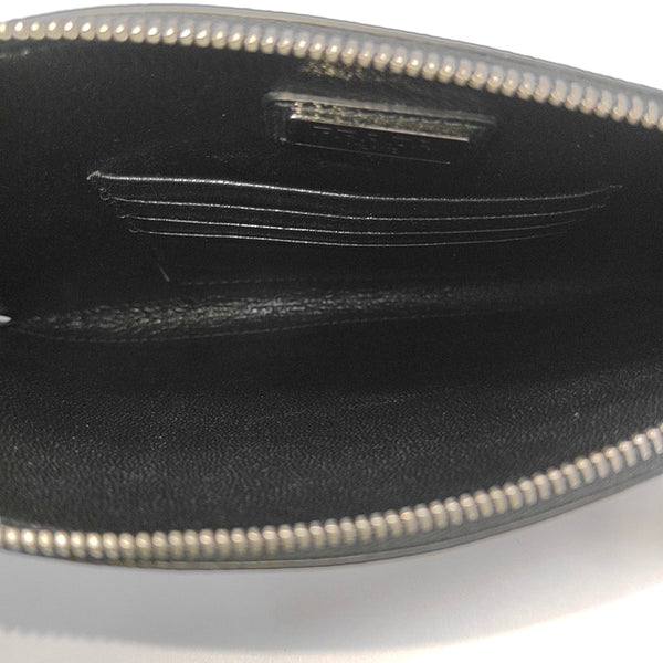 Saffiano Calfskin Clutch Black