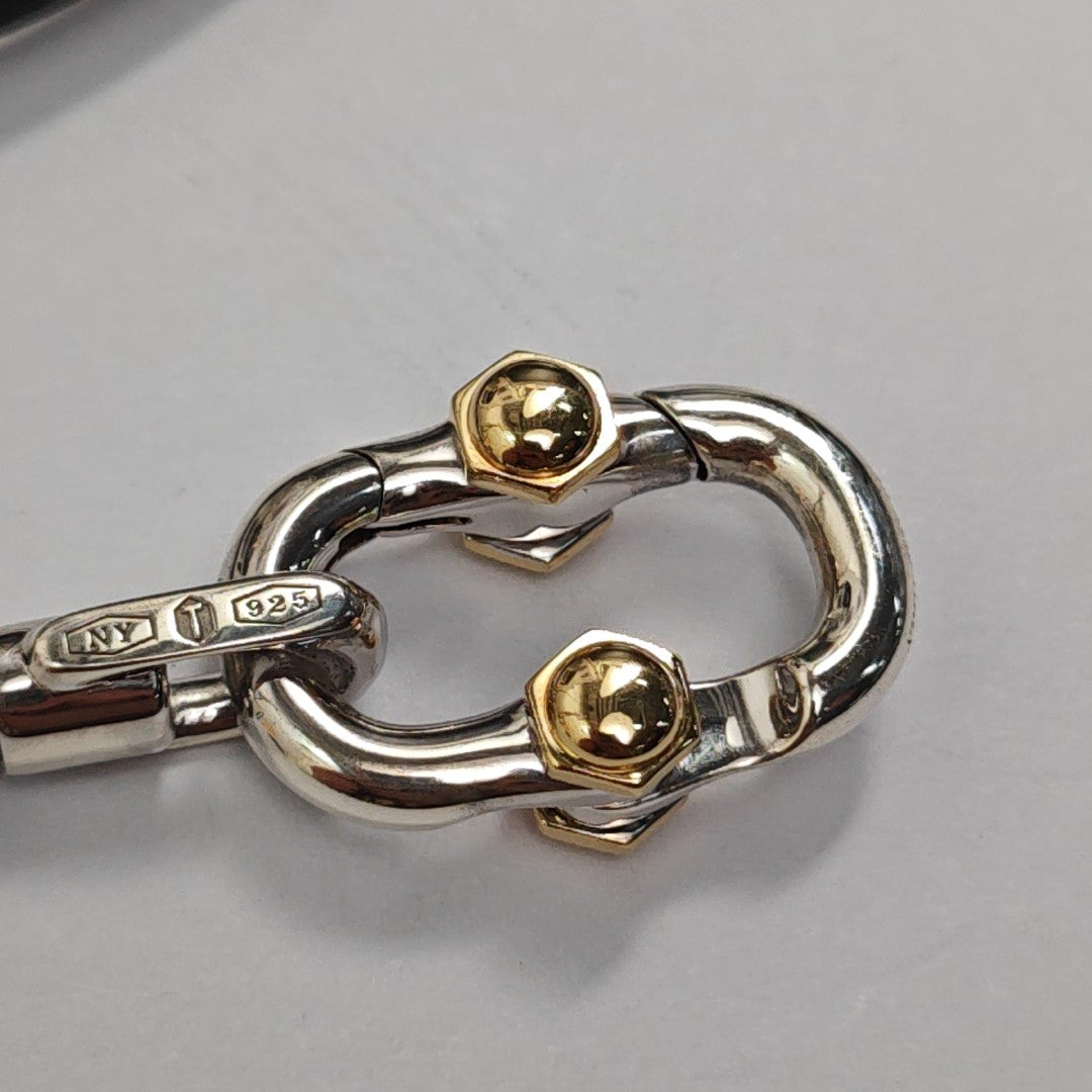 925 Sterling Silver Black Necklace
