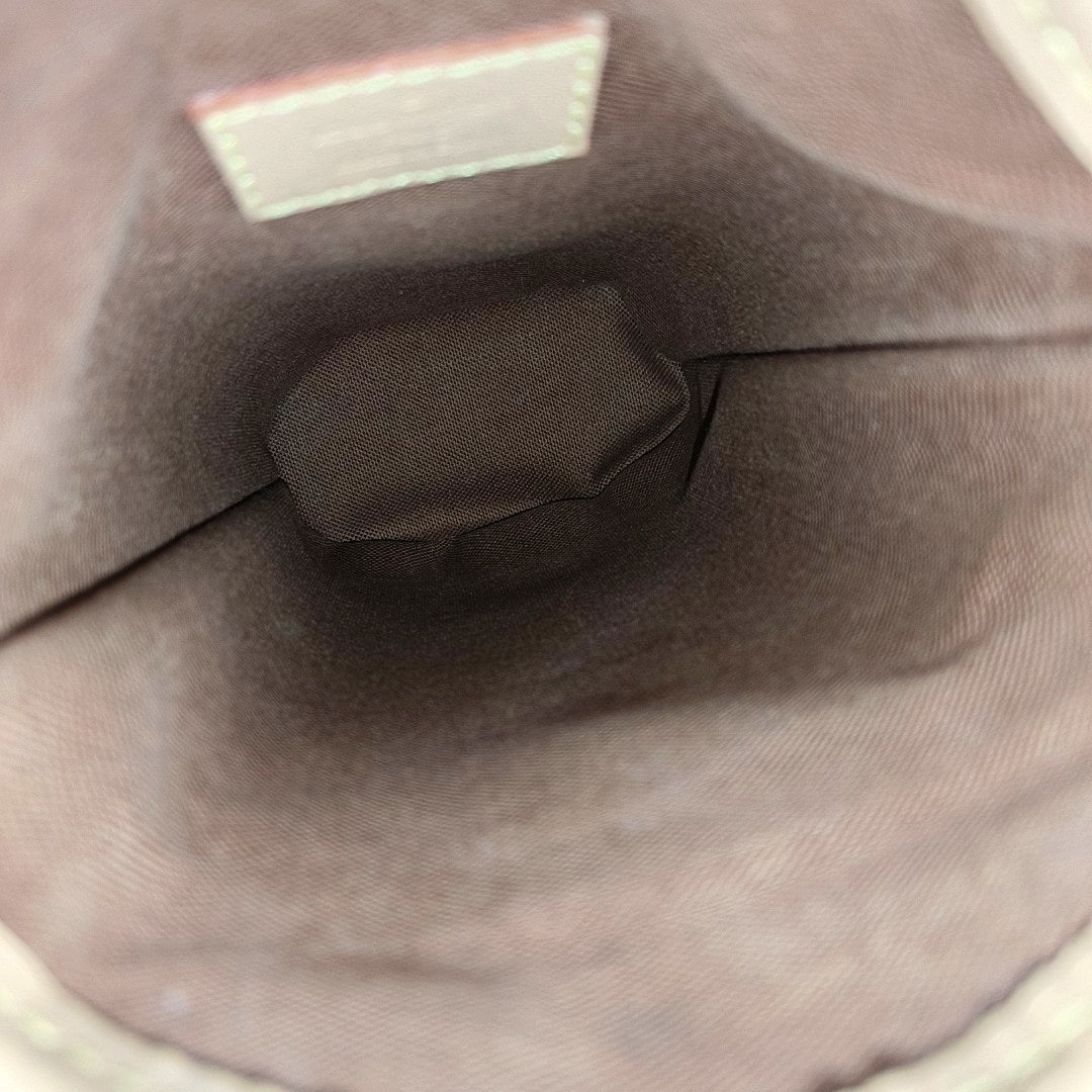 FOLD ME Monogram Coated Canvas Brown